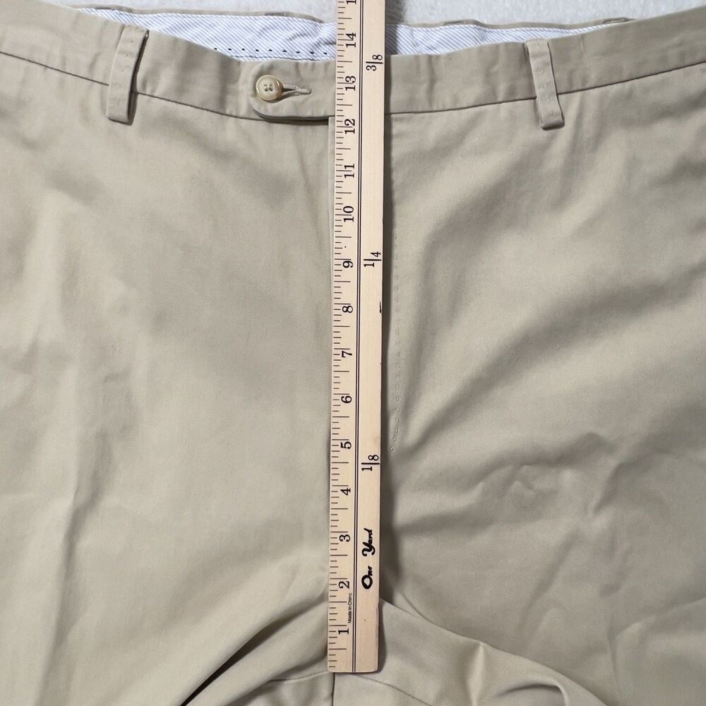 Peter Millar Raleigh Washed Twill Pant Mens Sz 40x38(32) Khaki 100% Pima Cotton - Picture 10 of 12